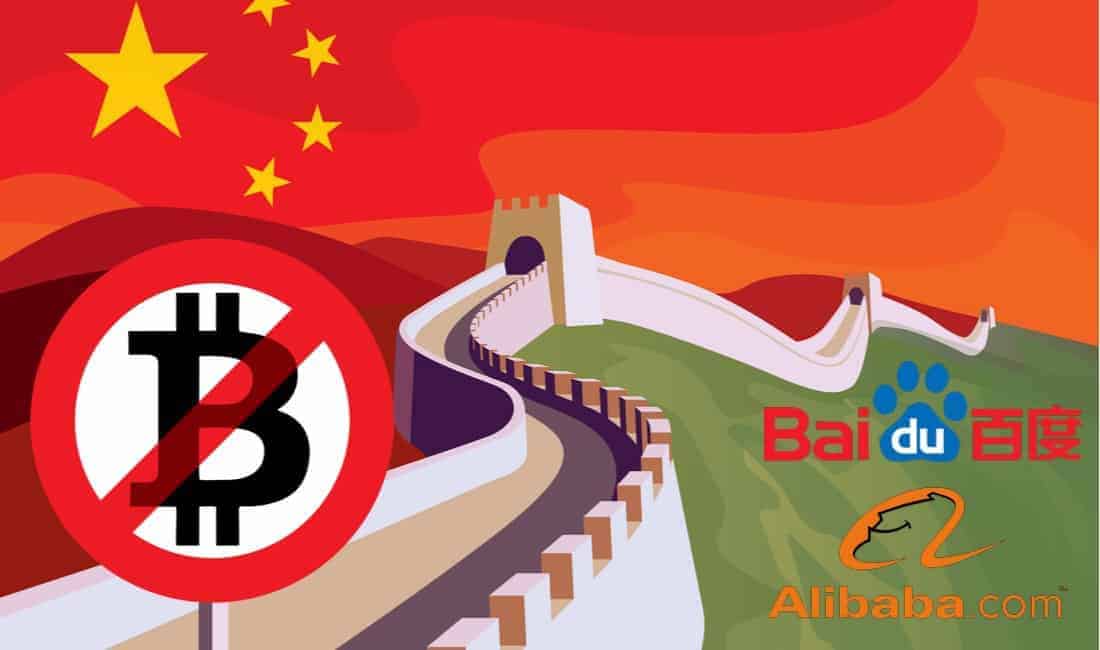 China’s Baidu and Alibaba Impose New Anti-Crypto Measures