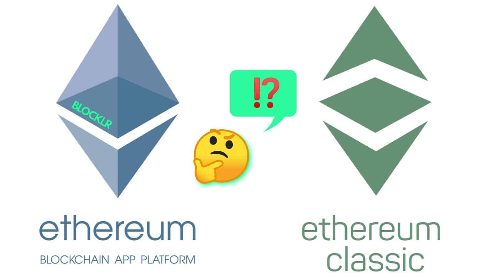 difference between ethereum and classic