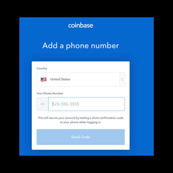 coinbase no social security number