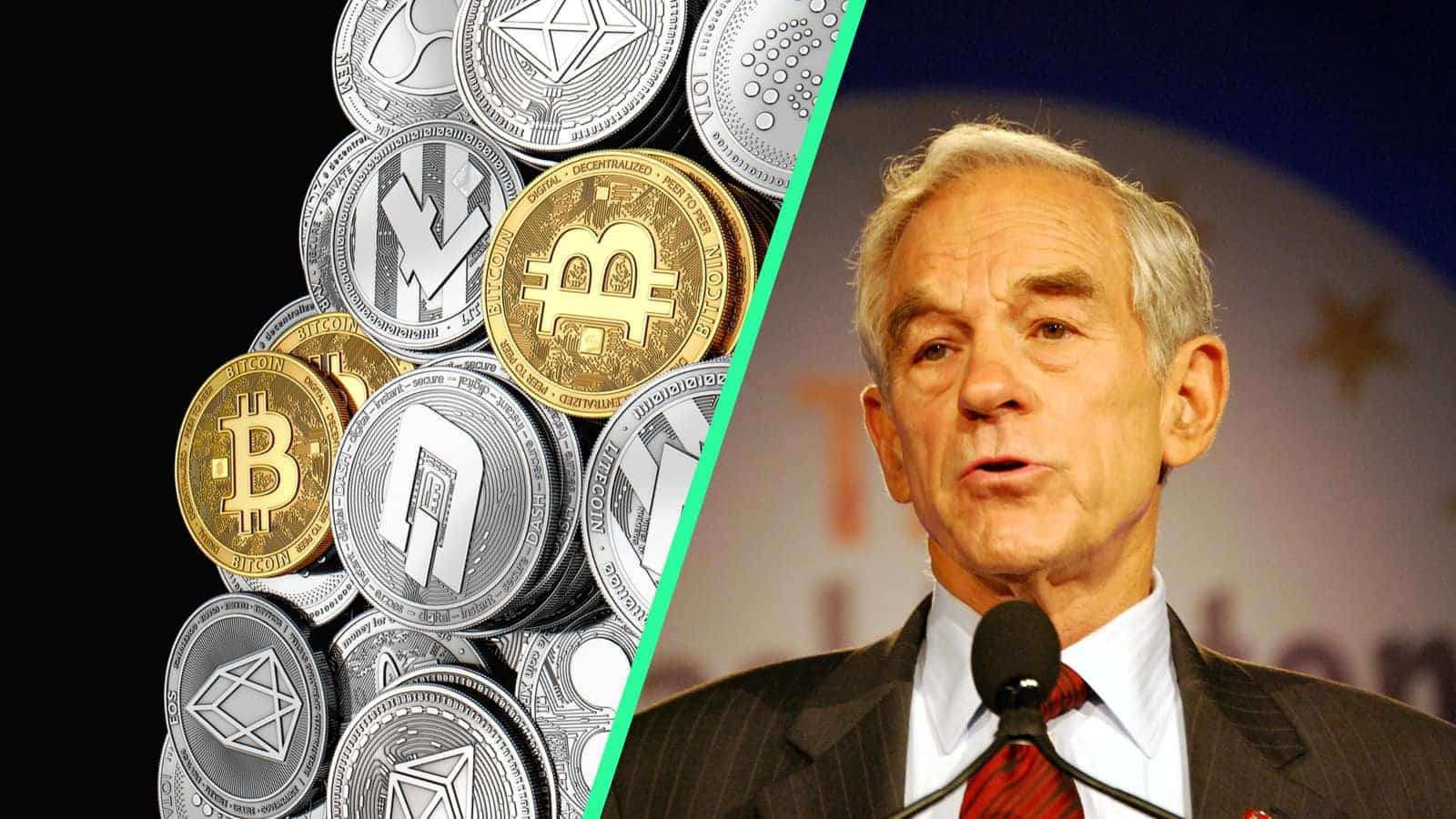 Ron Paul, Former US Rep, Says Crypto Shouldn't Be Taxed